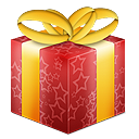 ,  , ,  , red box, gift box, gift, christmas 128x128