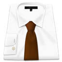  , , white, tie, shirt, brown 128x128